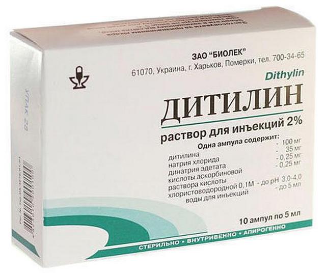 «Дитилин» – препарат весьма ограниченного периода действия