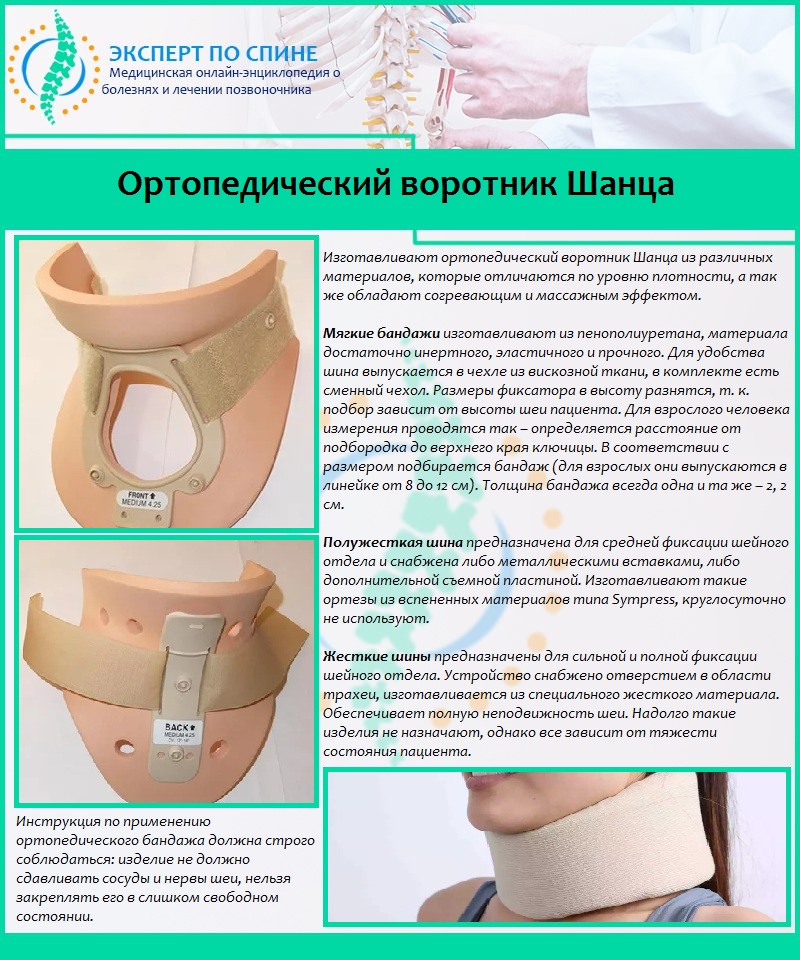 Ортопедический воротник Шанца