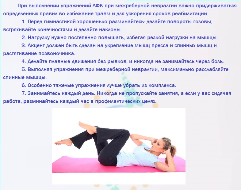 Правила выполнения упражнений