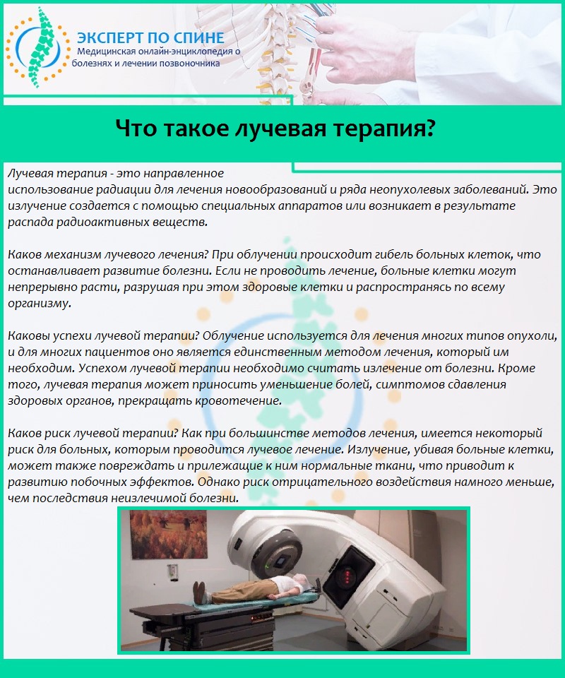 Что такое лучевая терапия?