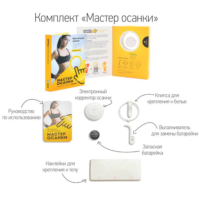 Электронный корректор осанки
