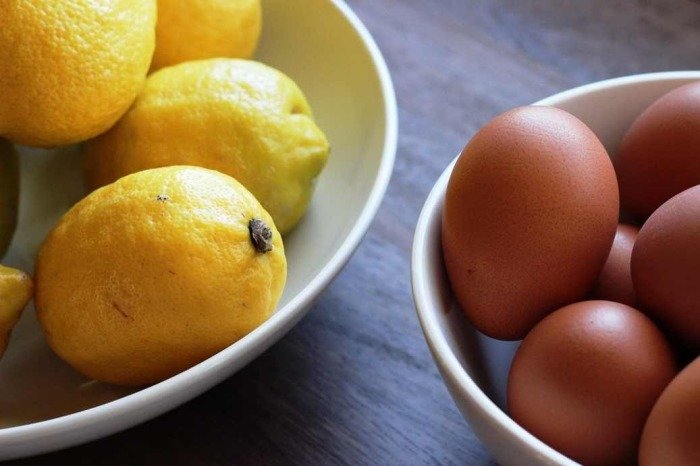 Лимоны и куриные яйца