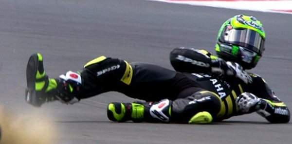 мотоциклист-упал